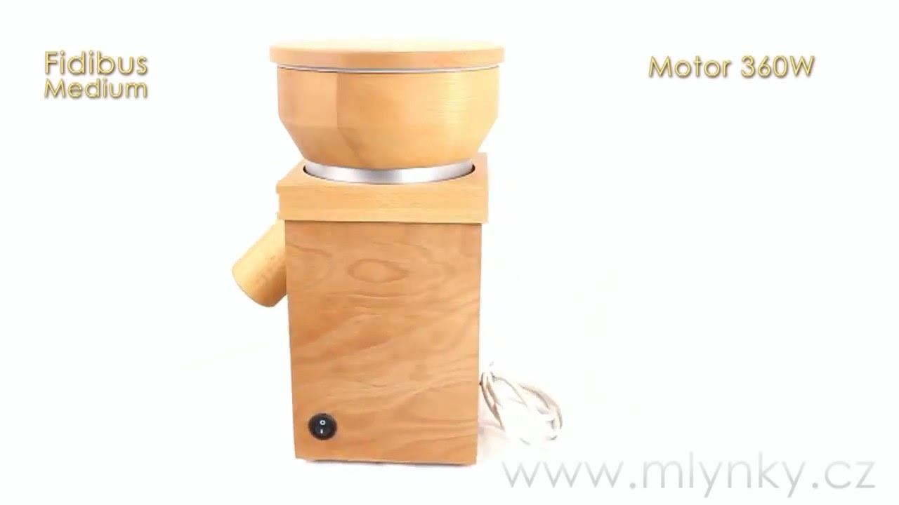 Электрическая мельница для зерна Komo Fidibus Medium смотреть онлайн