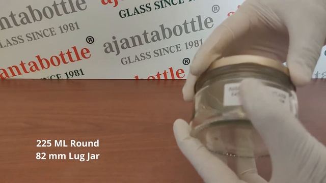 Glass Bottles and Glass Jars - 225 ML Round 82 mm Lug Glass Jar смотреть онлайн
