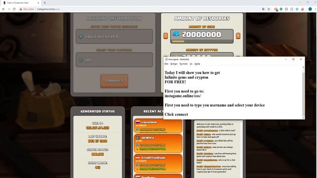 HOW TO GET FREE CLASH OF STREAMERS GEMS AND CRYPTON HACK! смотреть онлайн