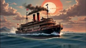 Корабль плывет