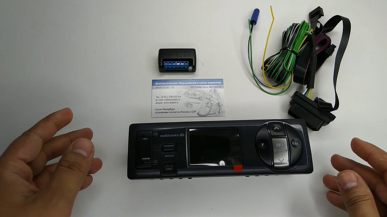 Multitronics CL-550 маршрутный компьютер смотреть онлайн