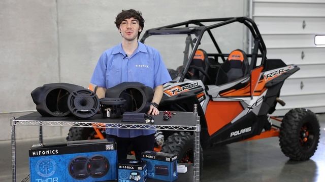 Hifonics Polaris RZR Tuned Audio Package TWO SPEAKER 500 Watt STAGE 2 SYSTEM (Part HIF-STG2-BT) смотреть онлайн