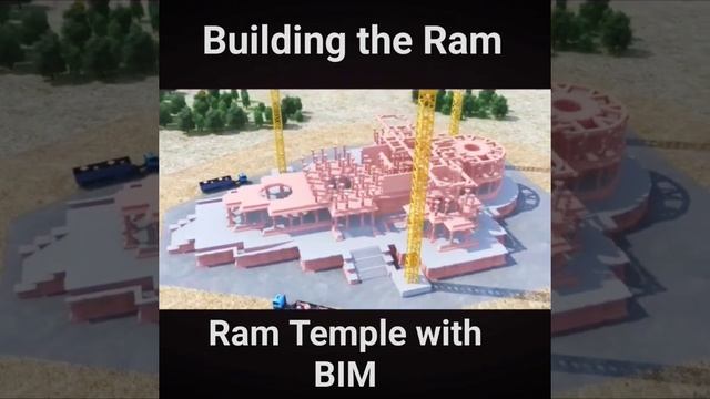 Building Ram Temple With BIM || #rammandir #3danimation #motivation||#ayodhya #modi #history