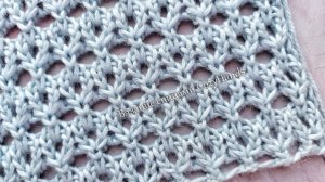 НЕОБЫЧНЫЙ ажур для вязания джемпера, топа / Узор спицами а-ля Кучинелли