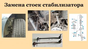 Замена стоек стабилизатора.