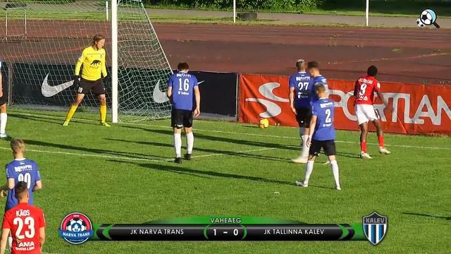 JK NARVA TRANS - JK TALLINNA KALEV TIPNERI KARIKAVÕISTLUSED Poolfinaal 20.06.2020 kell 19:00 смотреть онлайн