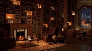 📖 Атмосфера старой библиотеки: сделайте ваше чтение и сон еще лучше.