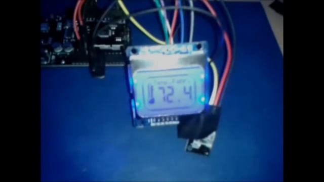 Arduino - Nokia 5110 LCD temperature meter DS18B20 смотреть онлайн
