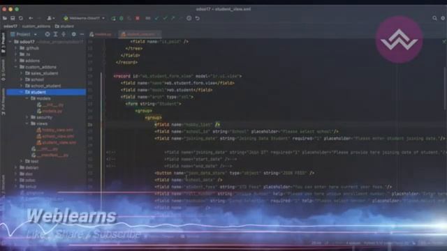 Определение поля «многие ко многим» в Odoo 17 смотреть онлайн