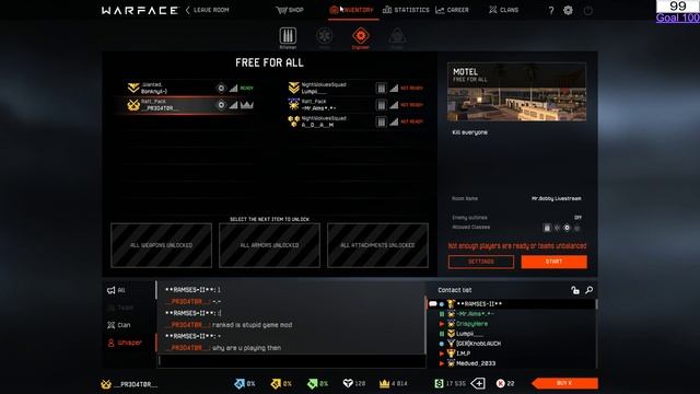 Warface Week Stream [1] смотреть онлайн