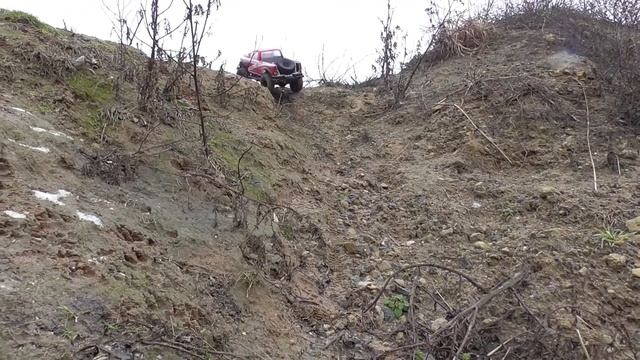 Trial Run Axial SCX 10 смотреть онлайн