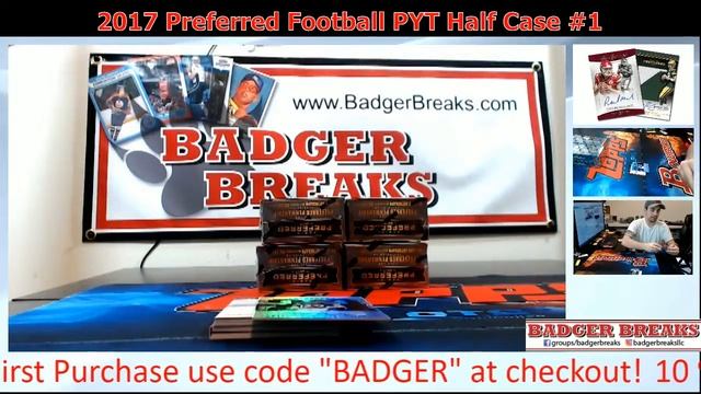 2017 Preferred Football PYT Half Case #1 смотреть онлайн