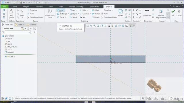 solid design in PTC CREO 6.0.0, DRW NO. 117 смотреть онлайн