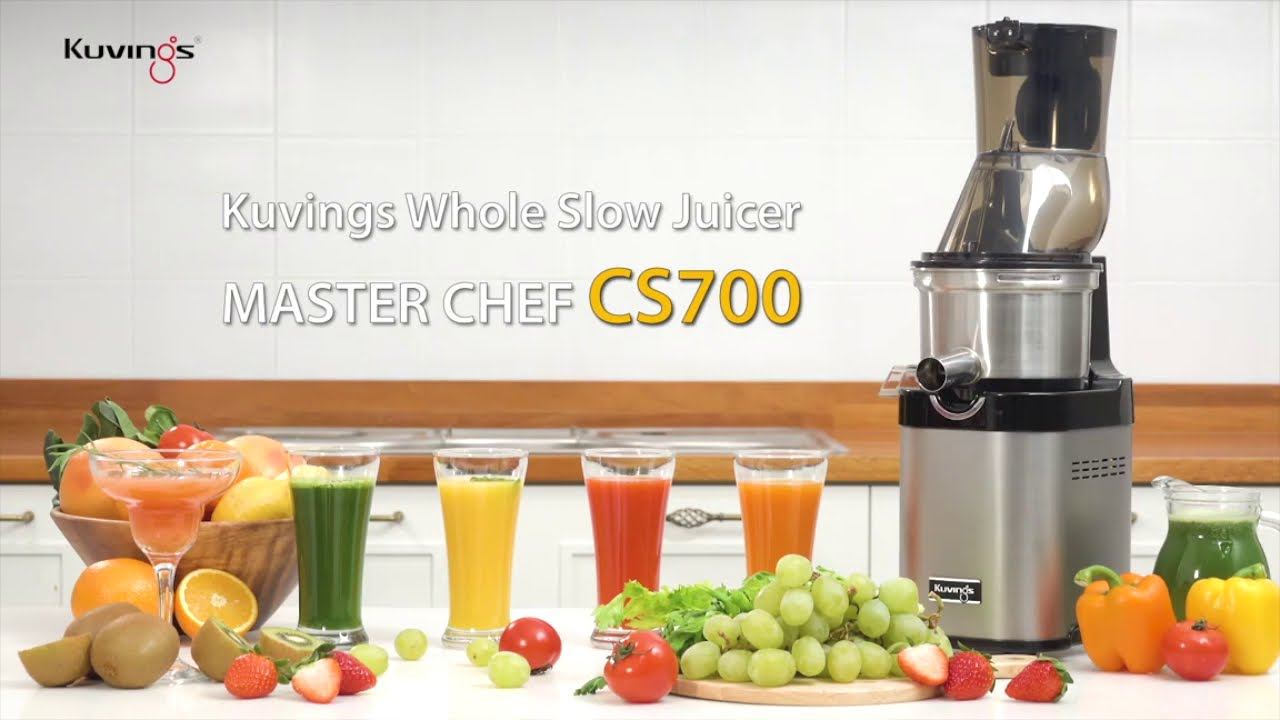 Профессиональная шнековая соковыжималка Kuvings CS700 смотреть онлайн