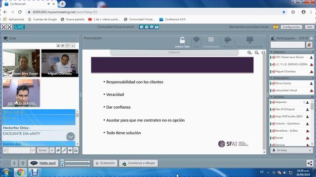 REFLEXIONARIO FISCAL - ASUSTAR, CONCIENTIZAR AL CLIENTE 20/09/2019 смотреть онлайн