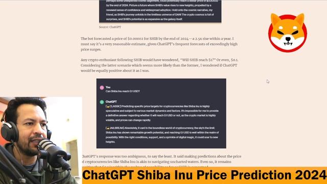 We Asked ChatGPT Can Shiba inu Reach 10 Cents | Shiba inu price prediction | Shiba inu news today смотреть онлайн