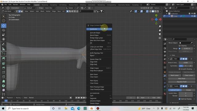 Easy characters and armatures - Skin Modifier - Blender 3.0 Tutorial смотреть онлайн