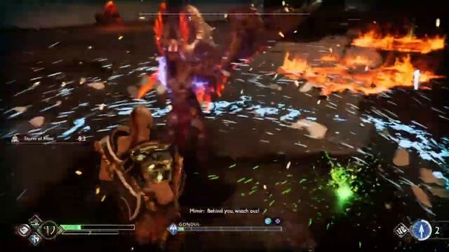 God of War (2018) - Valkyrie fight: Gondul смотреть онлайн