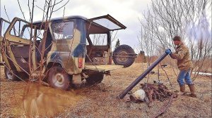 Накопал столько что лопнули рессоры! Старая лесопилка, богатая на металл.