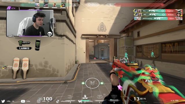 nAts Gameplay - Trying to Move The Team with Fade - (VALORANT) смотреть онлайн