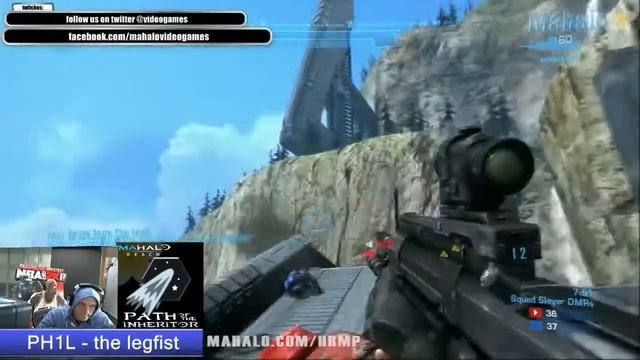 Halo Reach Path of the Inheritor Man vs Alien смотреть онлайн