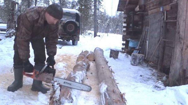 Уехал в ЛЕС...Живу в охотничьей избушке. @VSE.IZ-ZA.METALOCOPA