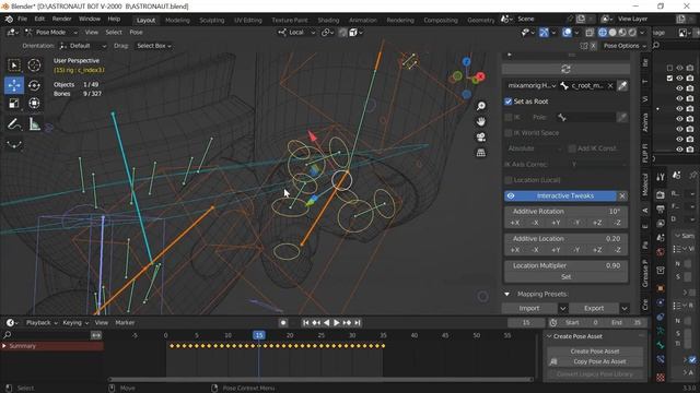 How to retarget auto-rig pro rig to a MIXAMO animation смотреть онлайн