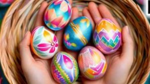 Как КРАСИВО Покрасить Яйца без КРАСИТЕЛЕЙ на Пасху! Мраморные яйца. Простой способ