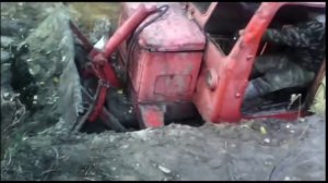 Трелевочный трактор тт-4 .  Лебедка это сила!