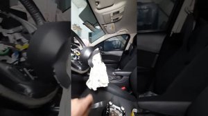 снятие подушки безопасности руля на Mazda 3-2013