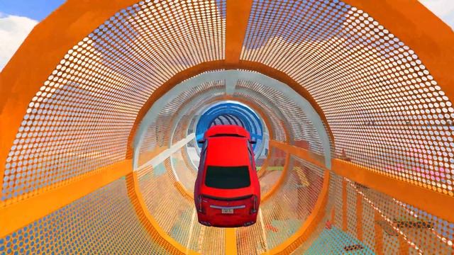 SHINCHAN AND FRANKLIN TRIED THE IMPOSSIBLE ROAD STAIR UPWARDS DOWNWARDS PARKOUR CHALLENGE GTA 5