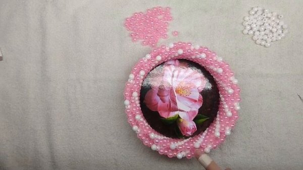 Корзинка из бусин