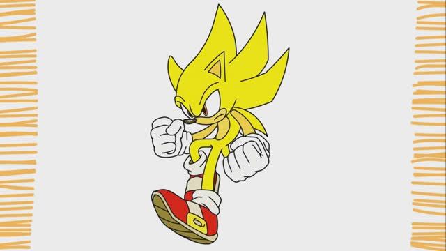 Как нарисовать СУПЕР СОНИКА SUPER SONIC X I Легко смотреть онлайн