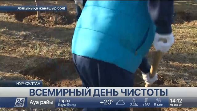 Почти 600 деревьев высадили в одном из столичных парков смотреть онлайн