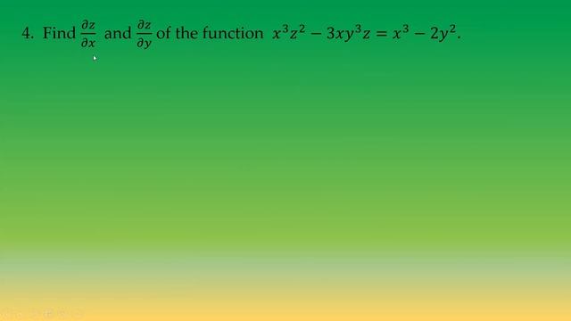 Partial Differentiation смотреть онлайн