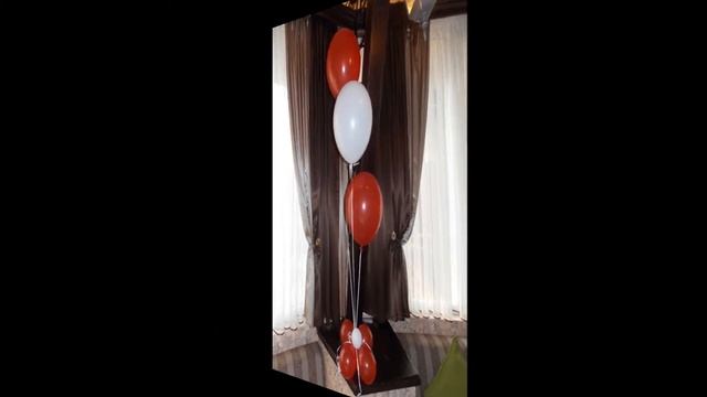 ОФОРМЛЕНИЕ ВОЗДУШНЫМИ ШАРАМИ Красный и белый BALLOON DECORATION IDEAS Red and White смотреть онлайн