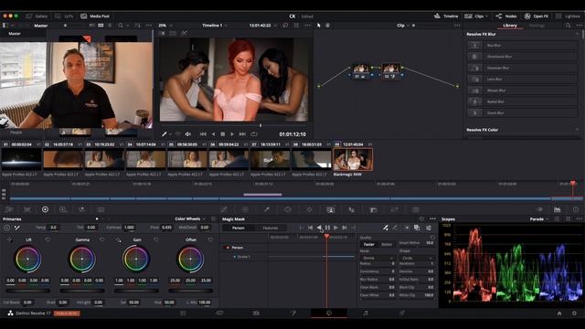 Using The Magic Mask In Resolve Studio 17