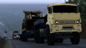 271 / ETS2 1.53 / Суровая Россия Забайкалье "R7" / КАМАЗ 65225 БАТЫР / Из Кемерово на Восток!