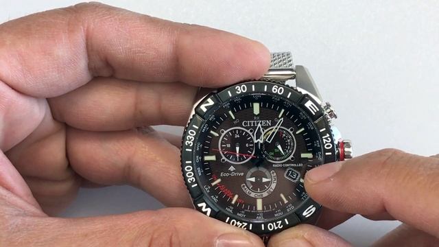 CB5840-59E Citizen Promaster Navihawk Black Dial