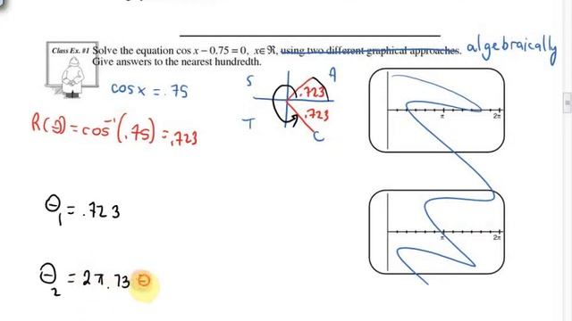 Math 12 U4L1 Solving First Degree Trig Equations смотреть онлайн