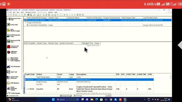 Inline 6 With Online Calibration// Cummins Online Calibration Activated #insite 8.7  #calibration