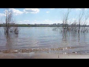 Ход лодки с веслами 160 см широкая лопасть