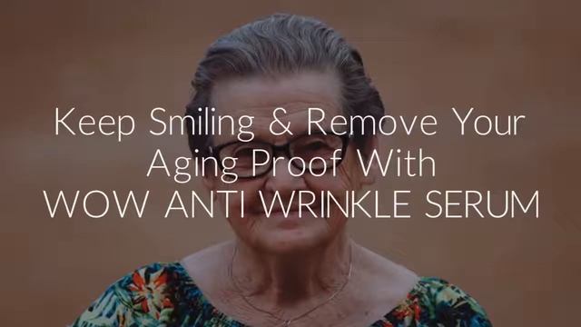 Wow Anti Wrinkle Serum Benefits смотреть онлайн