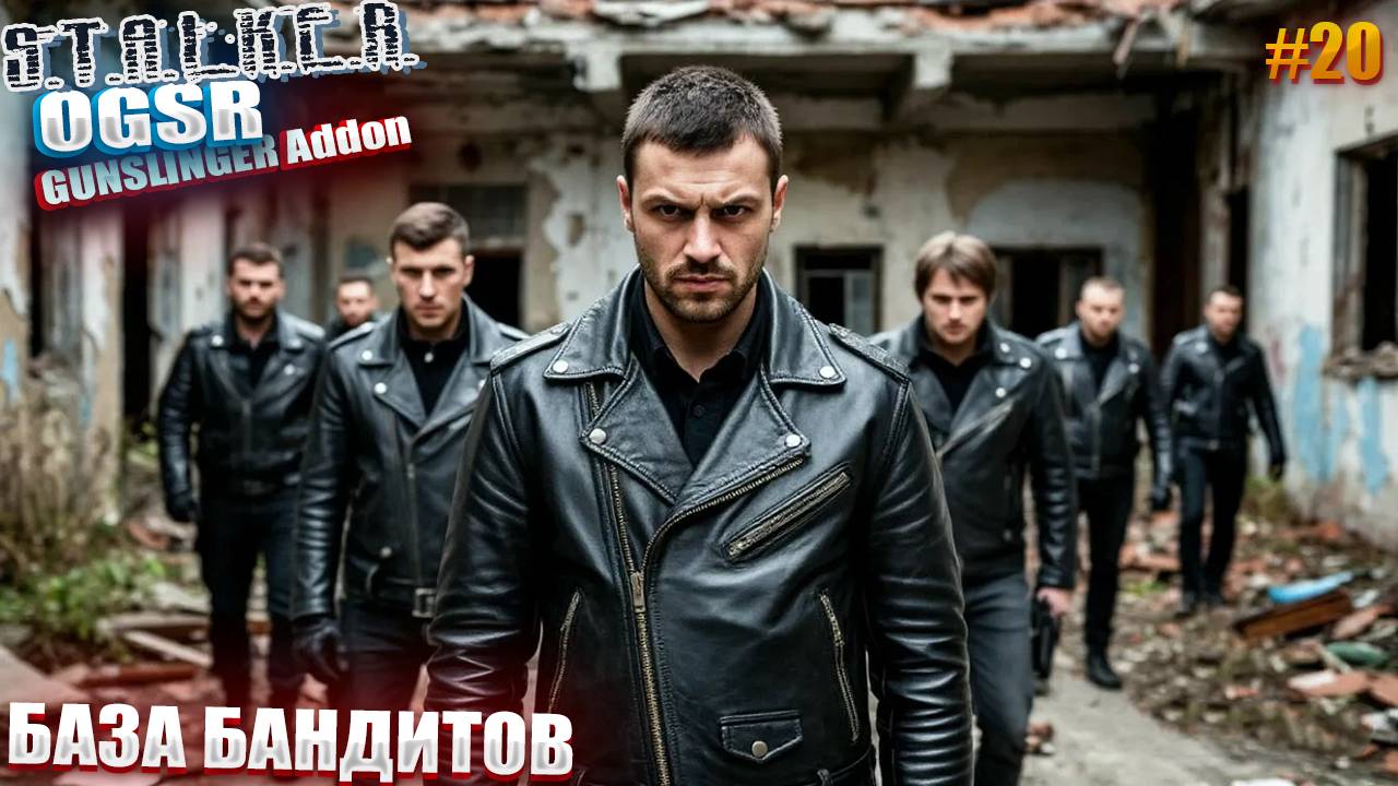 БАЗА БАНДИТОВ | СТАЛКЕР OGSR GUNSLINGER Addon | СЕРИЯ 20