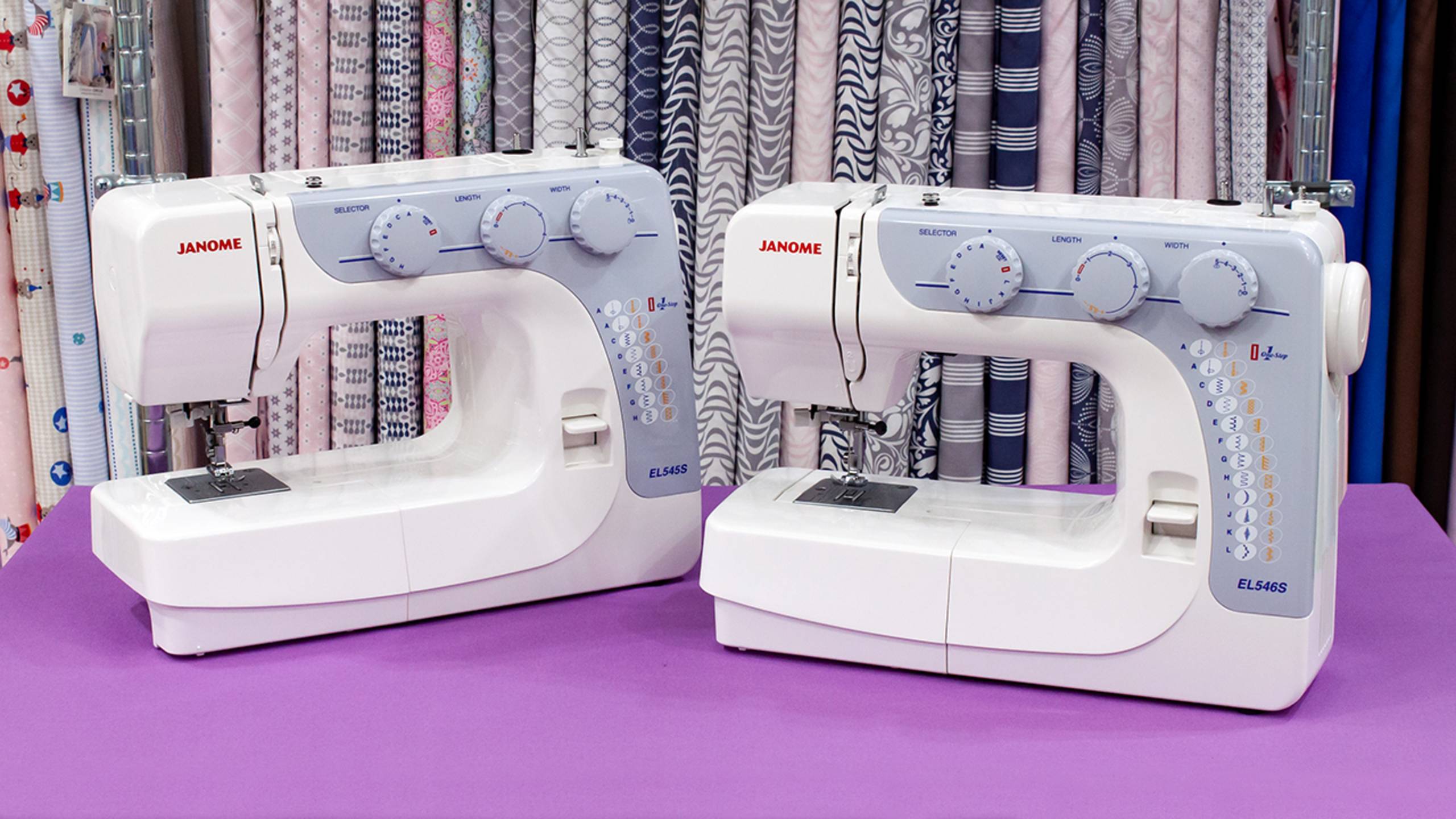 Janome EL545S и EL546S - Обзор швейных машин