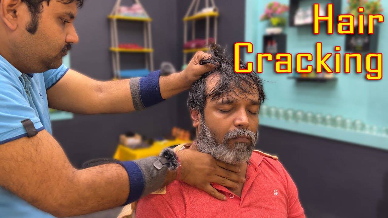 Shamboo Intense Hair Cracking Head Massage ｜ Indian Massage смотреть онлайн