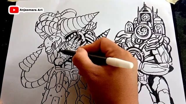 How To Draw Titan Drill Man United With Titan Clock Man @DOM_Studio #skibiditoilet