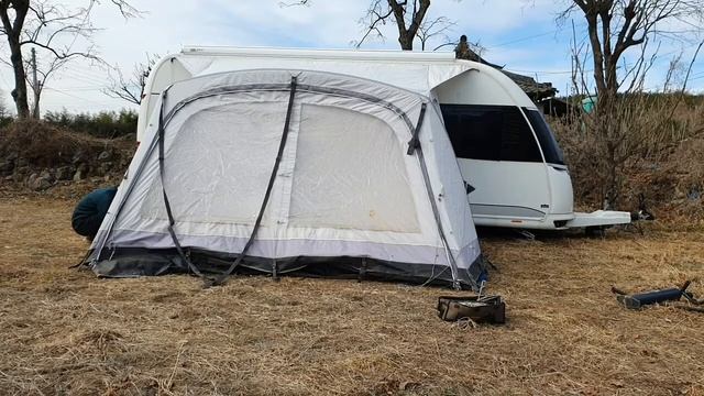 어닝텐트 - 반고 라피드350(Awning tent Vango rapid 350) смотреть онлайн