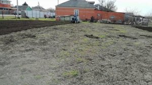 Посадка картошки началась. Лучший трактор для дома. Японский мини трактор.