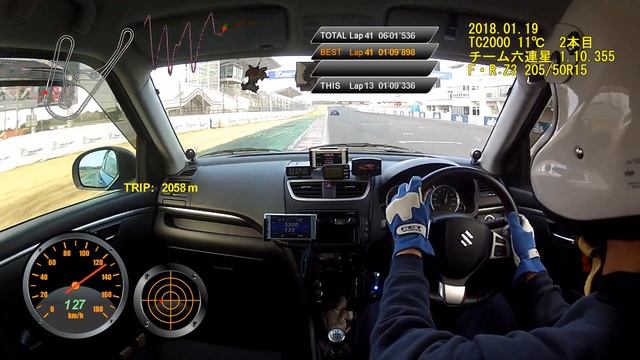 180119 TC2000 2本目 1.10.355（Z3 205/50R15） смотреть онлайн
